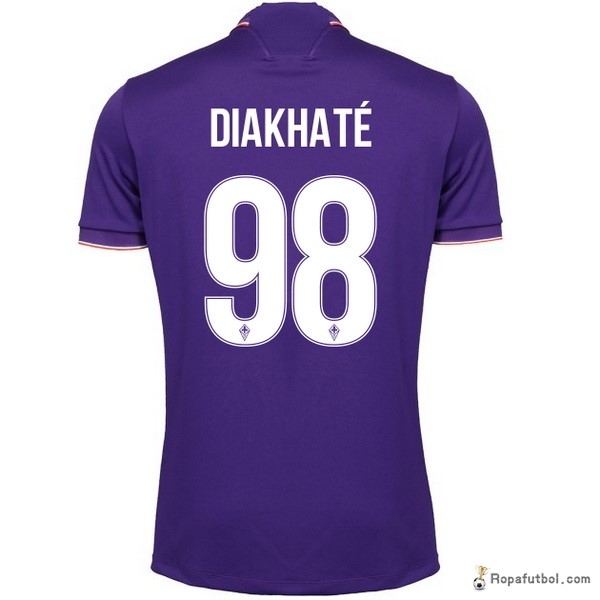 Camiseta Fiorentina Replica Primera Ropa Diakhate 2016/17 Purpura